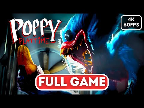 POPPY PLAYTIME CHAPTER 1 Gameplay Walkthrough FULL GAME 4K 60FPS No Commentary