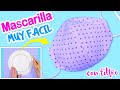 COMO HACER MASCARILLAS DE TELA FACIL CON FILTRO Tapabocas Cubrebocas Barbijos