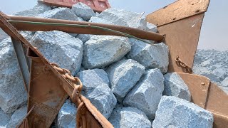 BIG ROCK 🪨 Crusher Machine - FULL Powerfull Process A Giant in Action-Big Rock Crushing