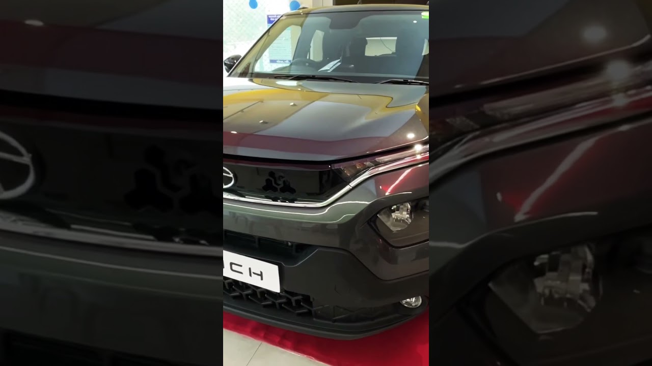 Tata Punch grey colour front view YouTube