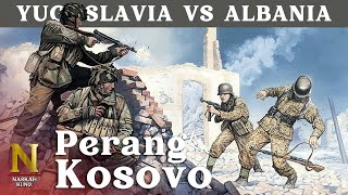 The Kosovo War, an armed conflict between ethnic Albanians and the Serbian government