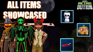 Halloween Item Showcase with References | Retrobution (Fusionfall)