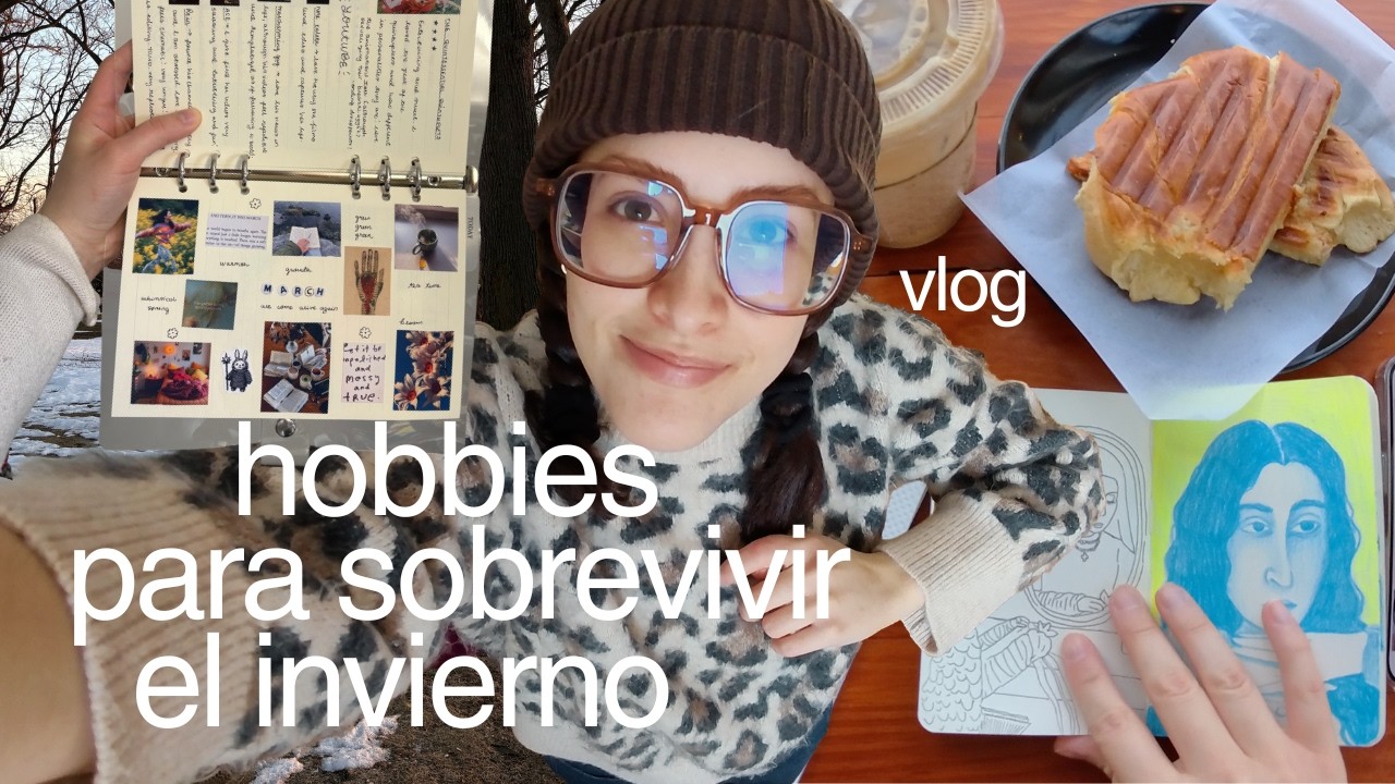 dias en mi vida: journaling, nevadas, trabajo, y hobbies para sobrevivir