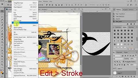 How to Outline and Customize Word Art in Photoshop and PSE