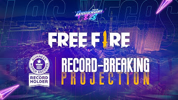 Record-breaking Free Fire Projection Gameplay | NEW Guinness World Record | Free Fire NA