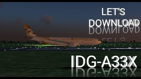 How To Install IDG-A33X For Flightgear