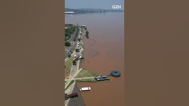 Como ficou a orla do Guaíba com a maior enchente registrada desde 1941 em Porto Alegre