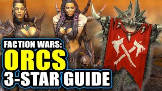 ORCS Faction Wars Guide - HOW TO 3-STAR EVERY LEVEL - RAID: Shadow Legends