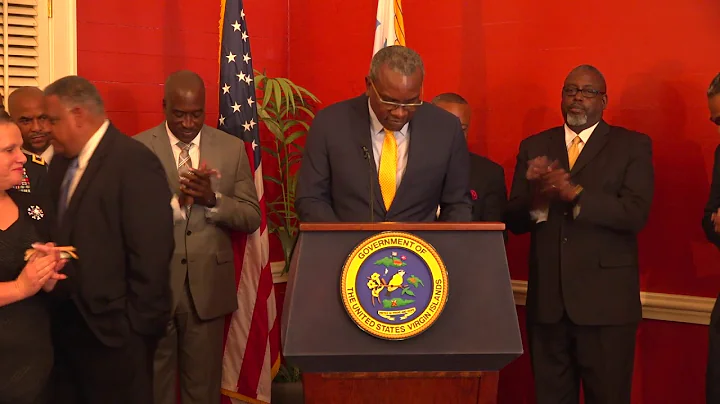 Governor Albert Bryan announces cabinet members.