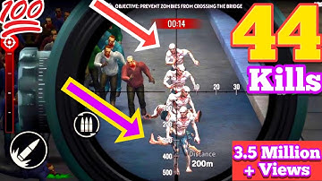 44 Kills in 3D Zombie | Gun Shooter Gameplay