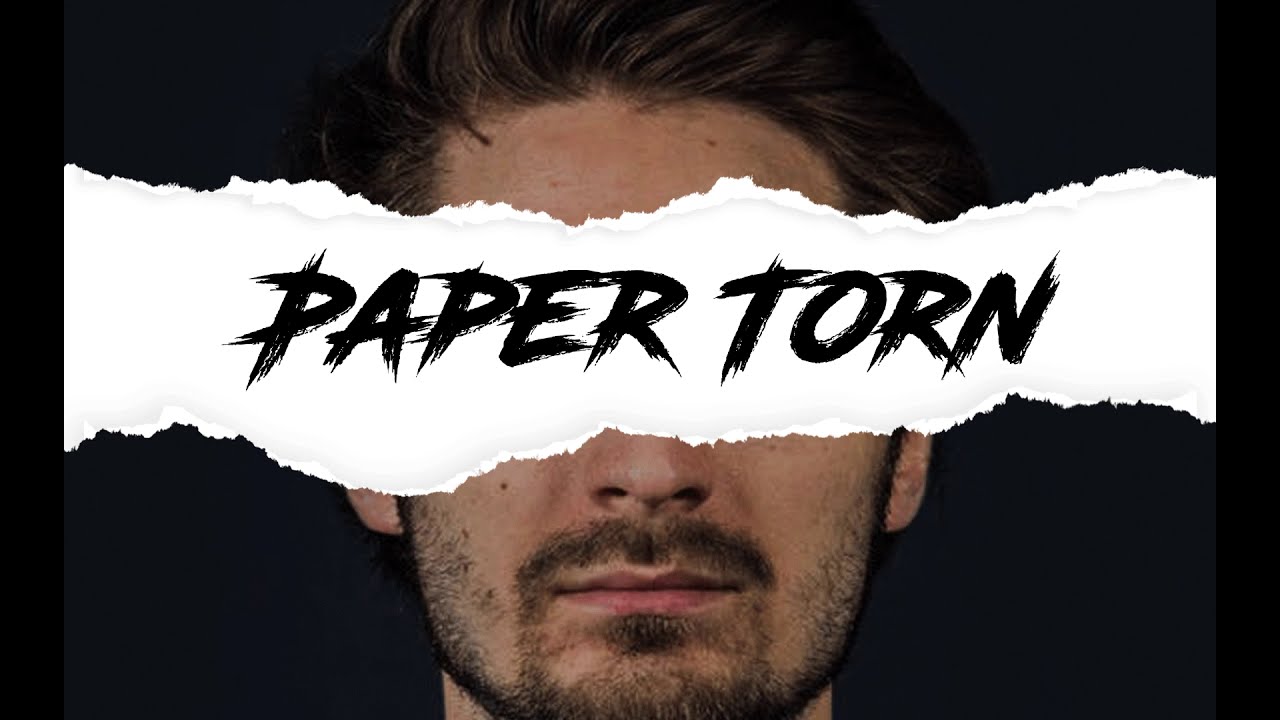 photoshop tutorial torn paper