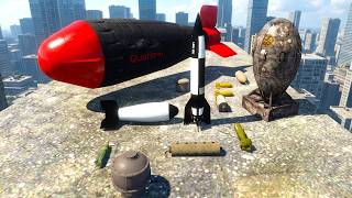 GMod High Altitude Physics Test: GM_Superstruct Explosion Experiment