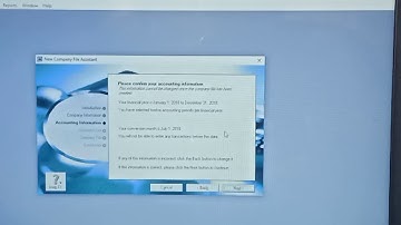 cara membuat data awal perusahaan pada myob v18