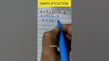 Simplify // BODMAS Rule #shorts #maths #tricks #ad
