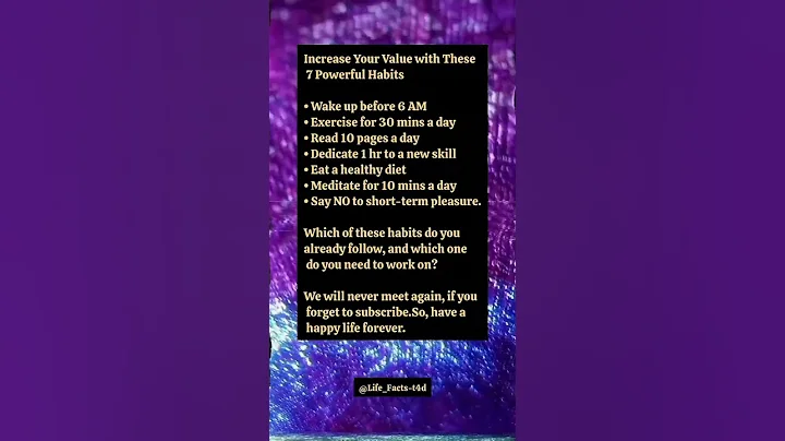 Increase your value with these 7 Powerful Habits/Hidden psychology facts/Motivational quotes#shorts