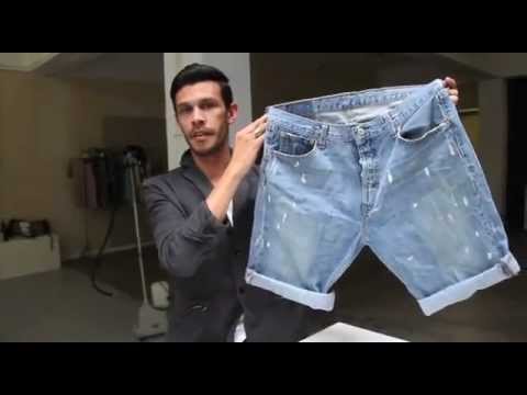diy jean shorts mens