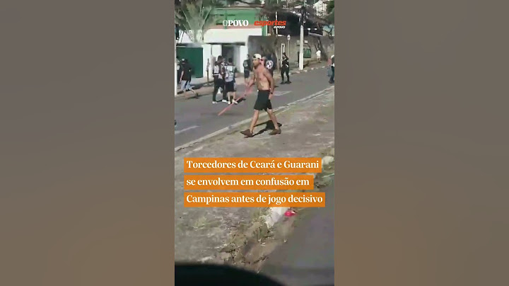 Torcedores de Ceará e Guarani se envolvem em confusão em Campinas antes de jogo decisivo #cearásc