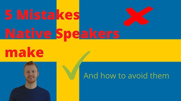 5 Common Mistakes Native Swedish Speakers Make! (with Subtitles)