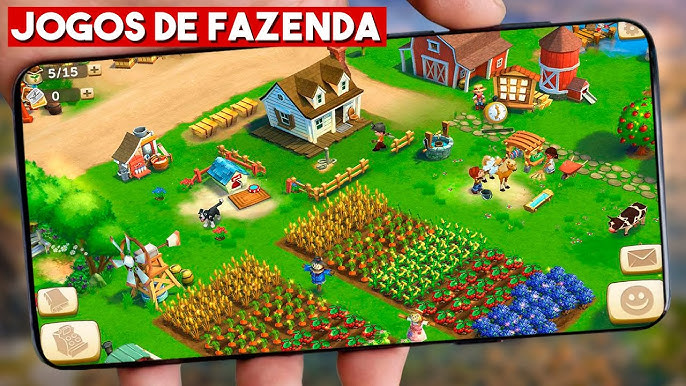 OS 5 MELHORES JOGOS DE FAZENDA para ANDROID - Simuladores de Fazenda  Perfeitos 