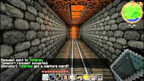 Minecraft Minecart bug.