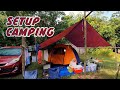 Ini setup camping saya | First time camping