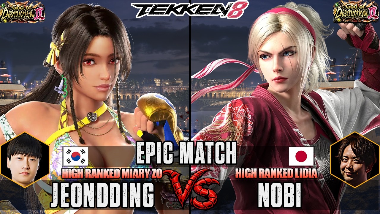 T8 ▱ JEONDDING 🇰🇷 (Miary Zo) Vs NOBI 🇯🇵 (Lidia) ▱ High Level