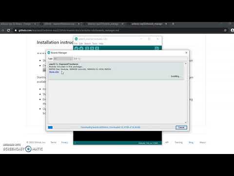 ESP32 Library installation for  Arduino Envirnonment