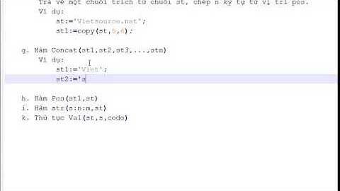 Lập trình Pascal+ Bài 6,+ Chuỗi ký tự - Part 2
