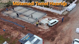 Çeli̇k Evi̇mi̇z İçi̇n Temel Hazirliği Yaptik