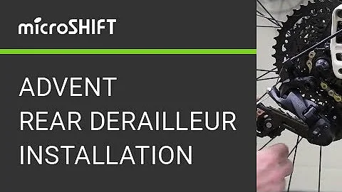 microSHIFT ADVENT 1x Rear Derailleur Installation