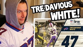Rugby Player Reacts to TRE'DAVIOUS WHITE (Buffalo Bills CB) #47 The Top 100 NFL Players of 2020!