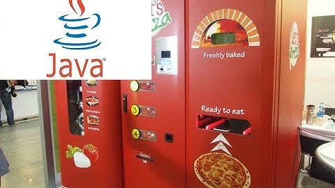Pizza Vending Machine Program in Java