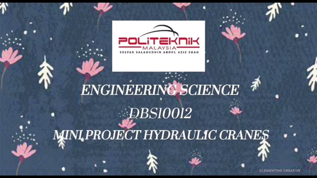Mini Project Science Hydraulic Crane Politeknik Sultan Salahuddin Abdul Aziz Shah Psa Youtube