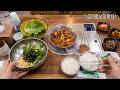 Dead Tired Japanese Salaryman's Dineer in Korea - Meat & Octopus Let’s Eat