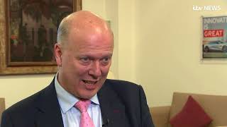 Carillion collapse: Chris Grayling defends role in handing company contracts | ITV News