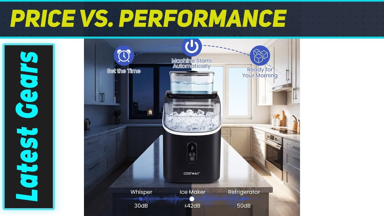 COSTWAY Countertop Ice Maker: The Secret to Perfect Home Drinks? - YouTube