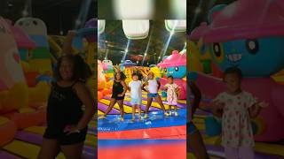 Fun at FUNBOX indoor inflatable bounce house! π #houston