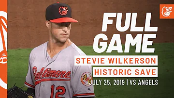 Stevie Wilkerson's Historic Save in Anaheim | Orioles vs. Angels: FULL Game