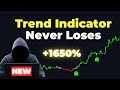 New trend indicator on tradingview no one knows about  high winning 