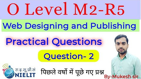 Text Blinking Coding in html & CSS || Text को Blink करना || O Level practical Questions ❓