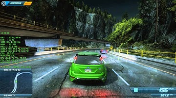 PC NEED FOR SPEED MOST WANTED 1920 x 1080 GTX550 Ti @1100mhz 2500mhz MAX Settings