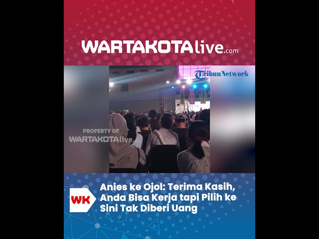 Anies ke Ojol: Terima Kasih, Anda Bisa Kerja tapi Pilih ke Sini Tak Diberi Uang class=