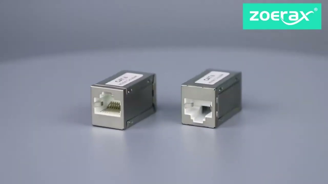 ZoeRax RJ45 Ethernet Coupler 10Gbps | Extend Network Cables with No Signal Loss