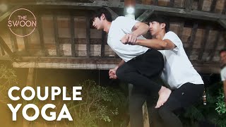 Couple yoga bonding time for Lee Seung-gi and Jasper Liu | Twogether Ep 3 [ENG SUB]