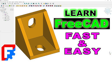 How to create 3D model with FreeCAD 1.0 | FreeCAD tutorial for 3d design #freecad #freecadtutorial