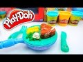玩 培樂多黏土 美味西餐廚房料理組 玩具開箱 Play doh meal makin' kicthen Cooking Steak