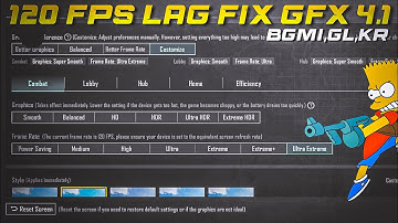 BGMI 120 FPS🔥LAG FIX GFX TOOL 4.1 UPDATE | XTREMO