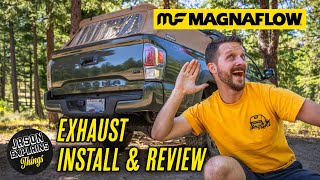 Toyota Tacoma MagnaFlow Overland Exhaust!  Performance + Ground Clearance!