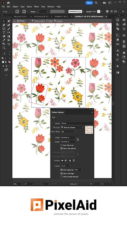 How to create the Louis Vuitton Pattern in 25 seconds. #photoshop