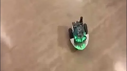 A robot being controlled by neurons from a rat's brain